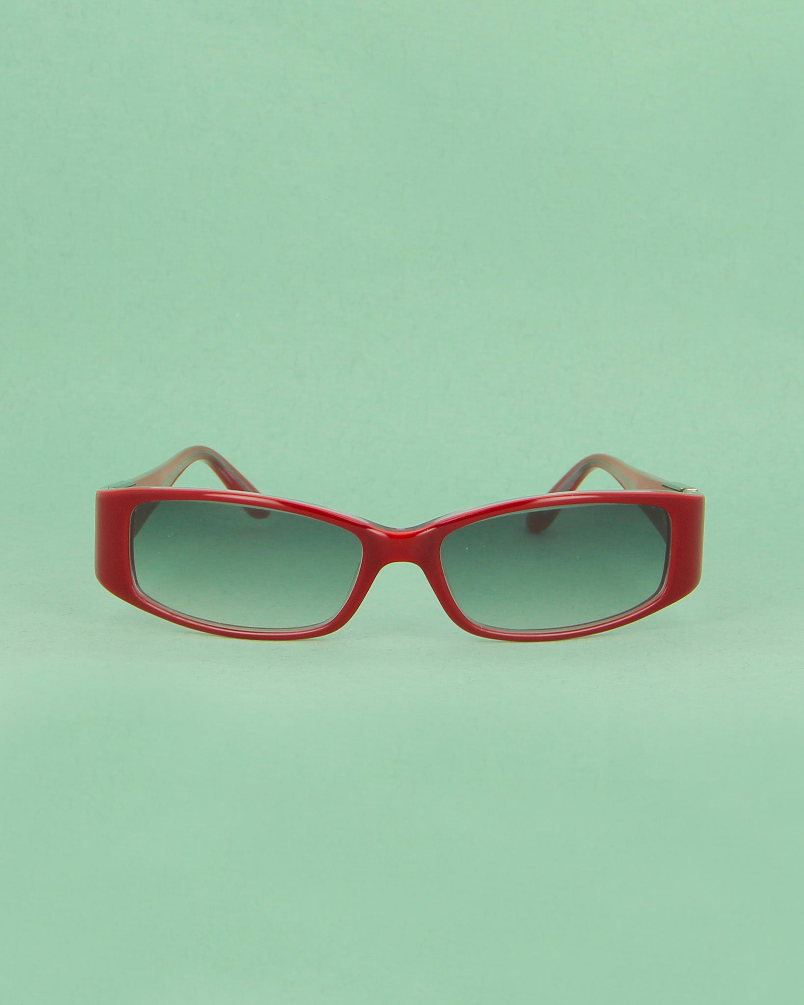Lacoste 8054 lunettes de soleil rouge rectangulaire