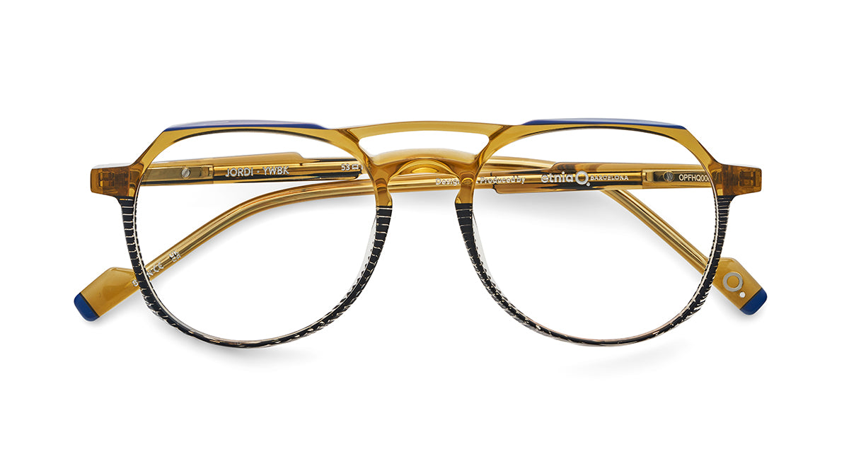 Etnia Barcelona Jordi lunettes de vue YW/BK calibre 53