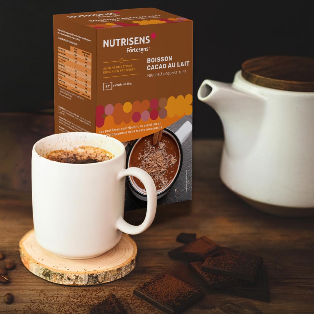 Nutrisens Fortesens boisson protéinée cacao 7x30g