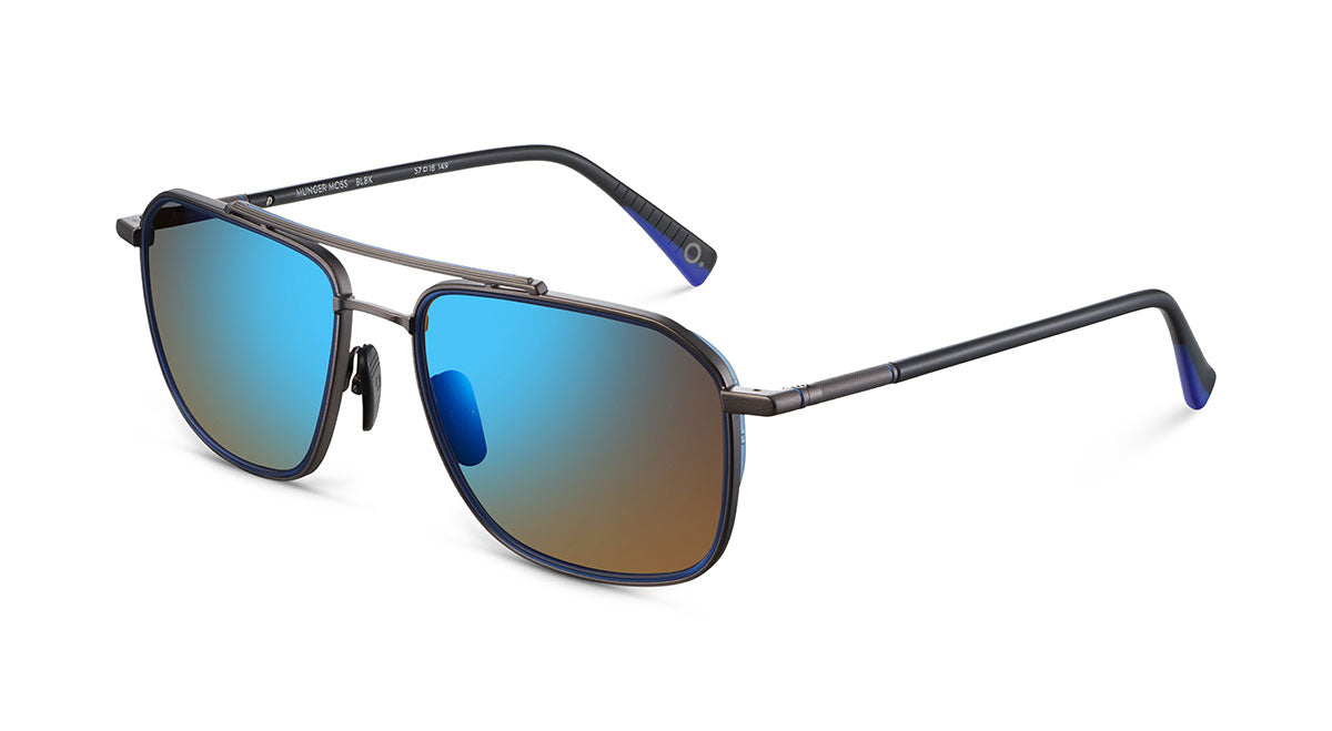 Etnia Barcelona Munger Moss Sun lunettes de soleil polarisé dégradé 57