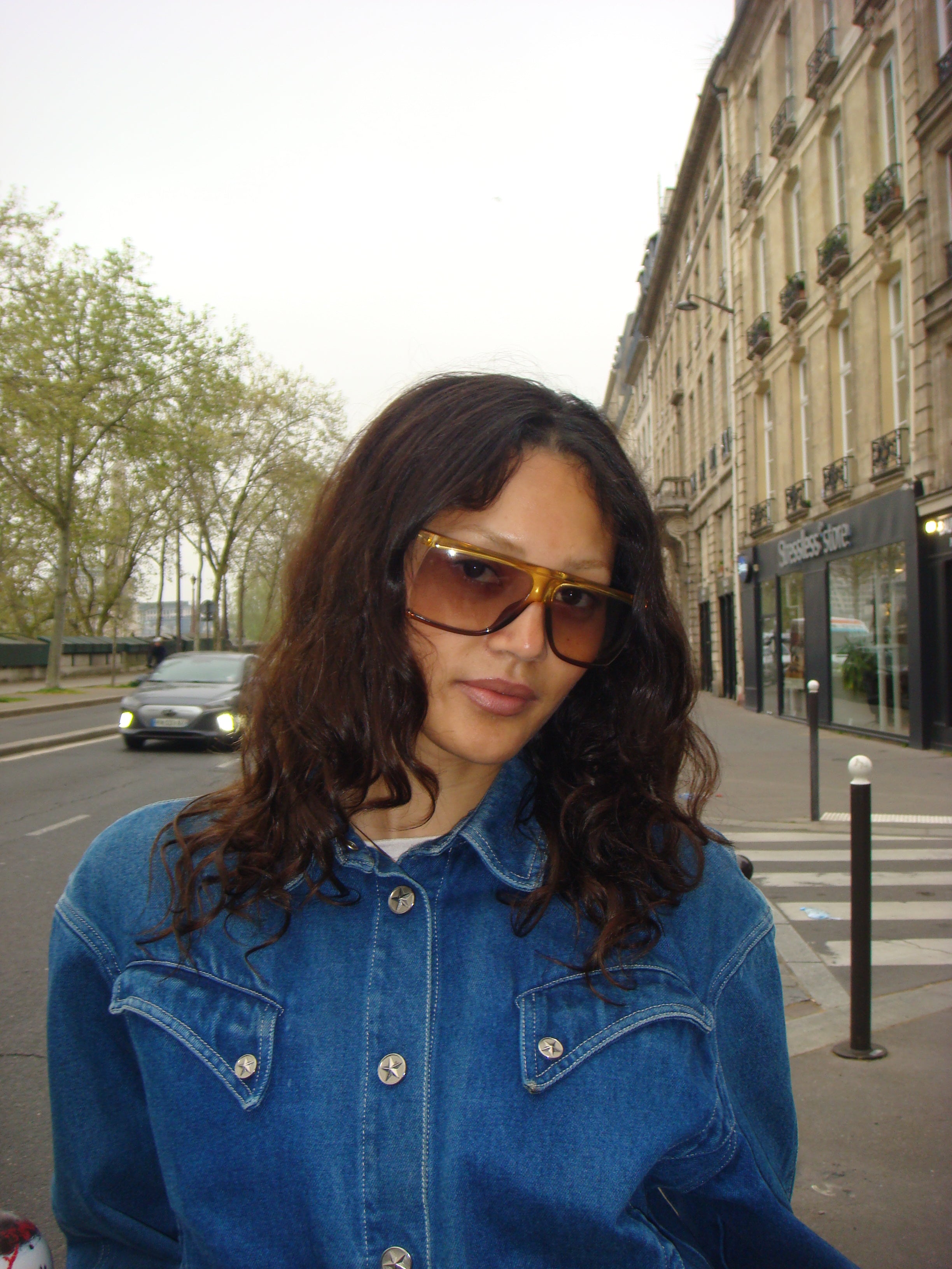 Playboy Optyl lunettes de soleil masque jaune ambré