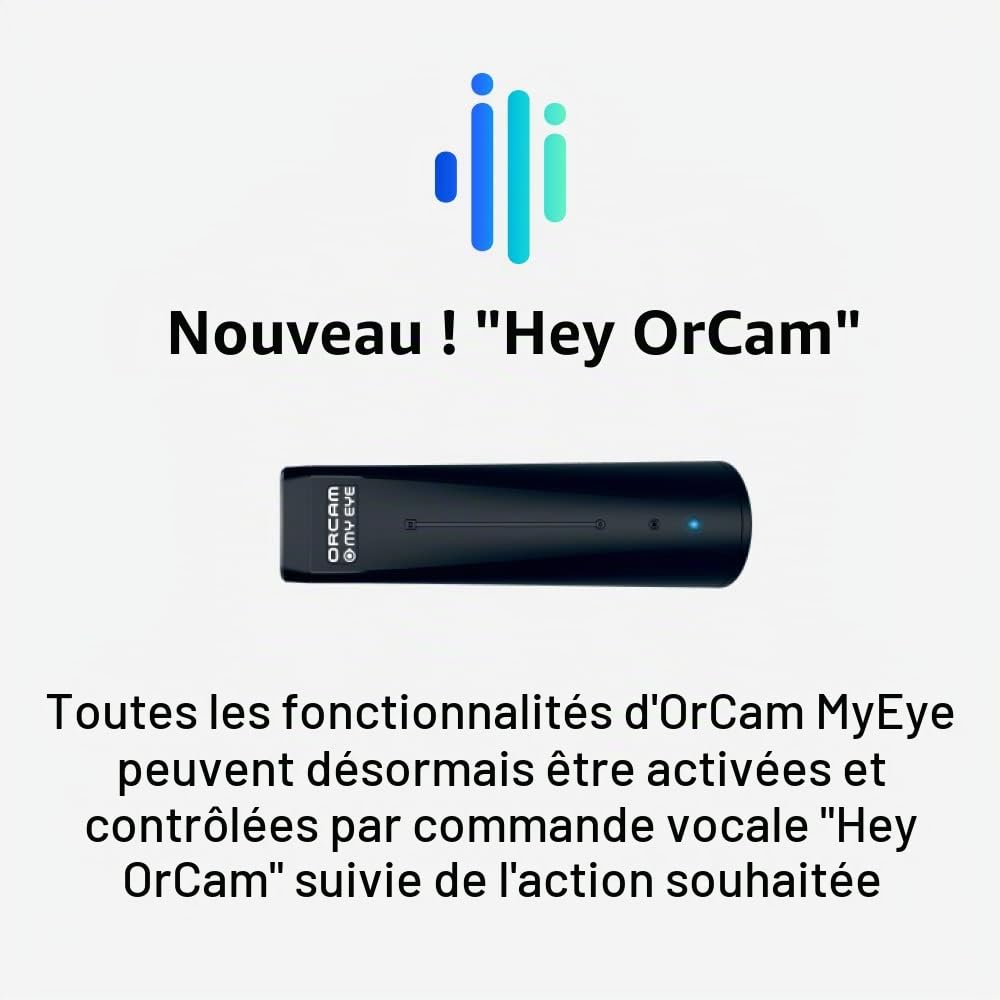 OrCam MyEye Pro lunettes malvoyants lecture vocale