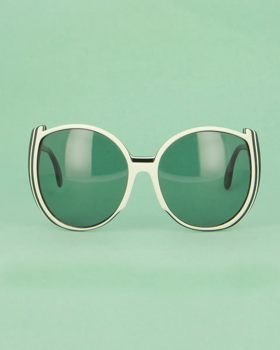 Silhouette 592 lunettes de soleil papillon blanc oversize