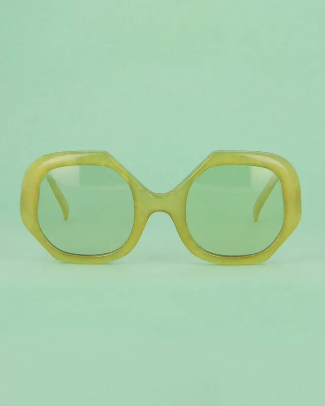 Christian Dior 2031 lunettes de vue oversize vert