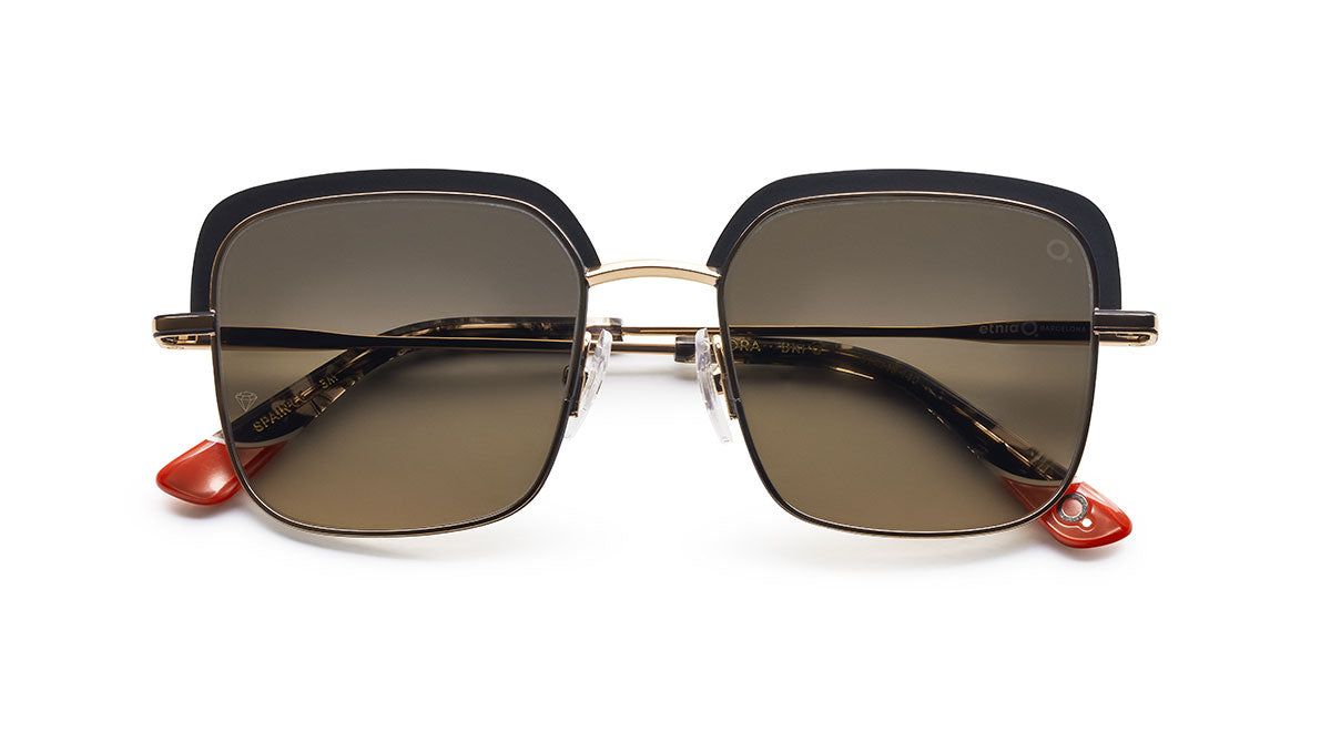 Etnia Barcelona Dora Sun lunettes de soleil BK/PG dégradées