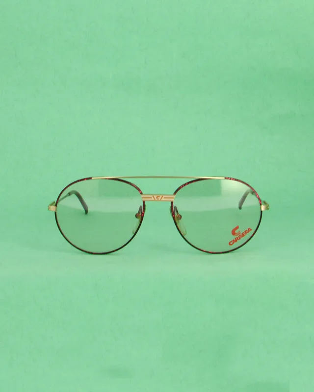 Carrera 5386 lunettes de vue aviator noires 1979
