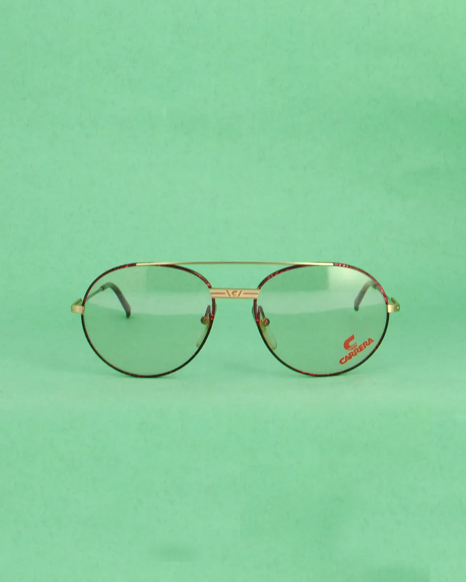 Carrera 5386 lunettes de vue aviator noires 1979