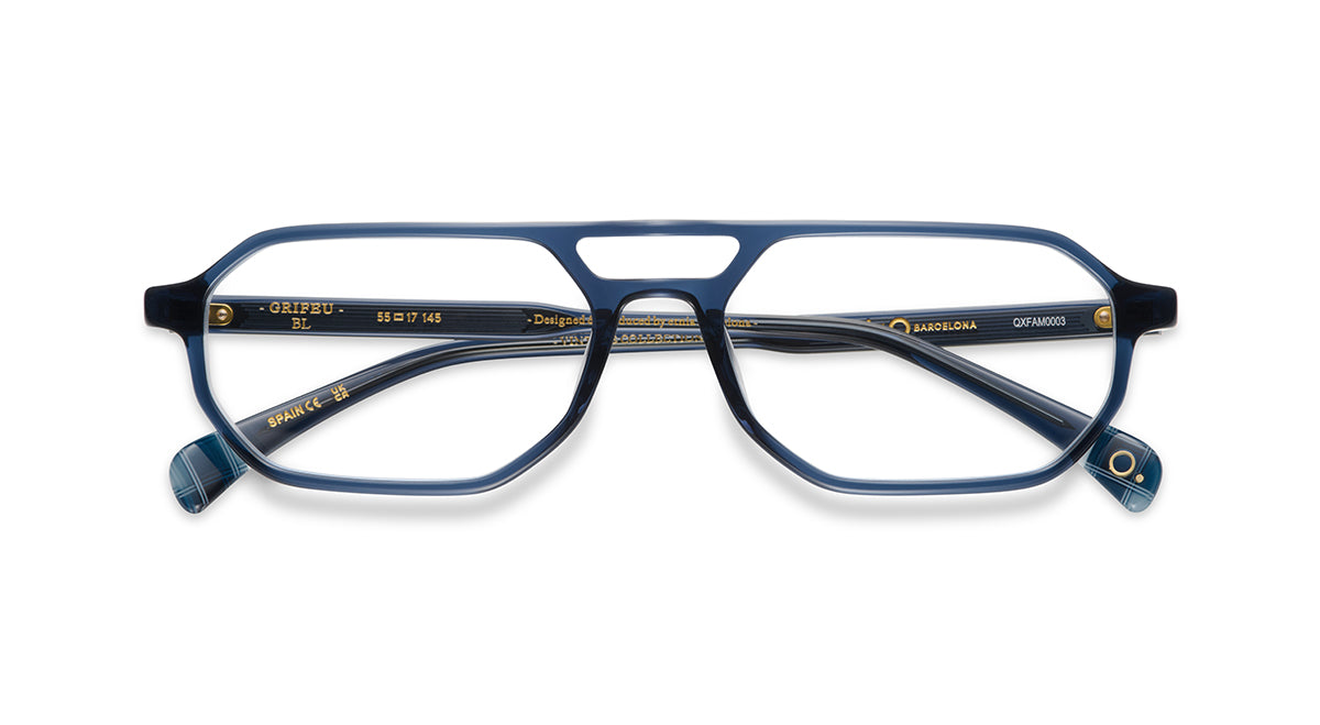 Etnia Barcelona Grifeu lunettes de vue bleues calibre 55