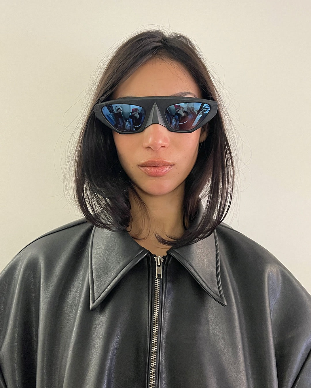 Thierry Mugler Fantasia lunettes de soleil masque noir