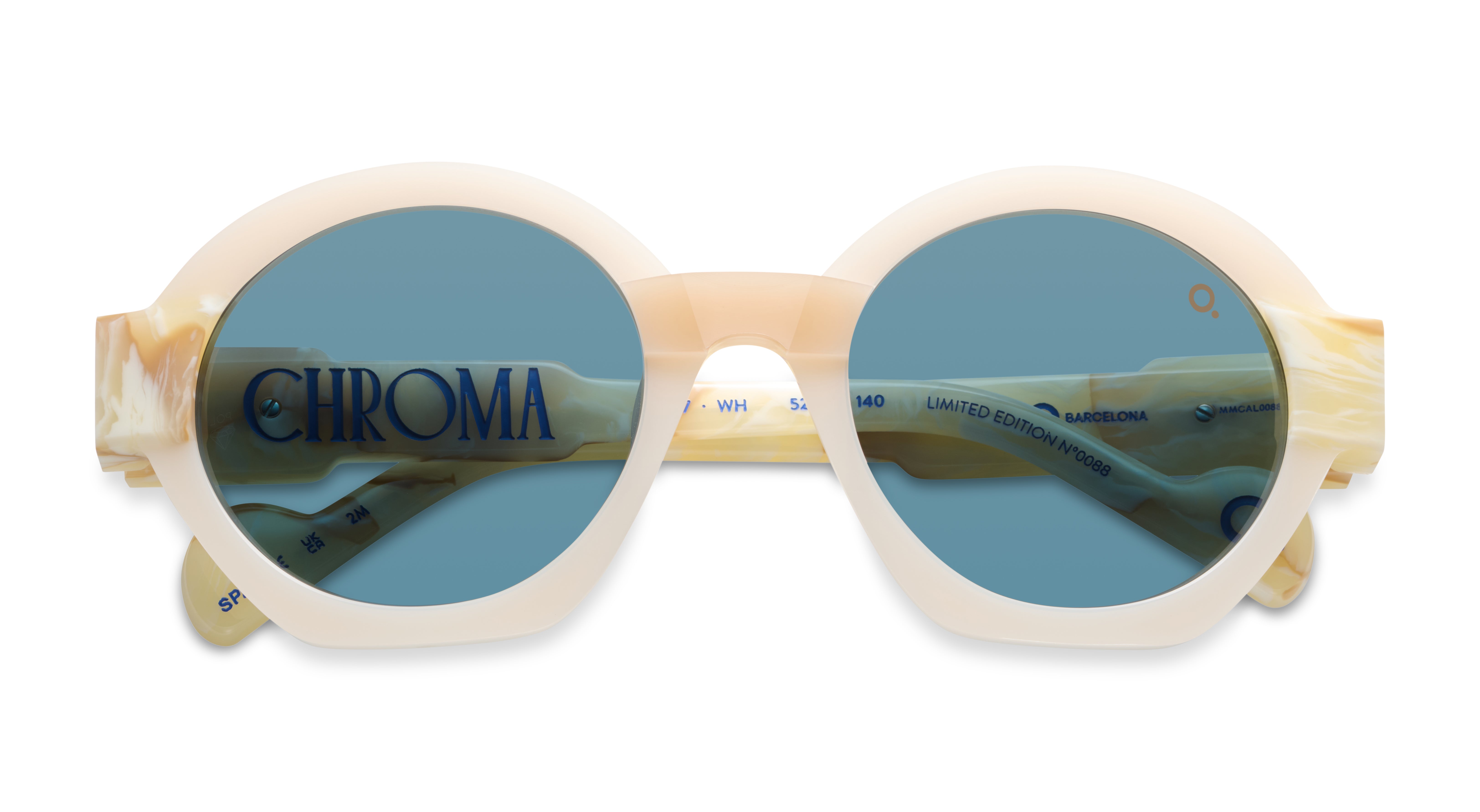 Etnia Barcelona Chroma N17 lunettes de soleil WH polarisé 52