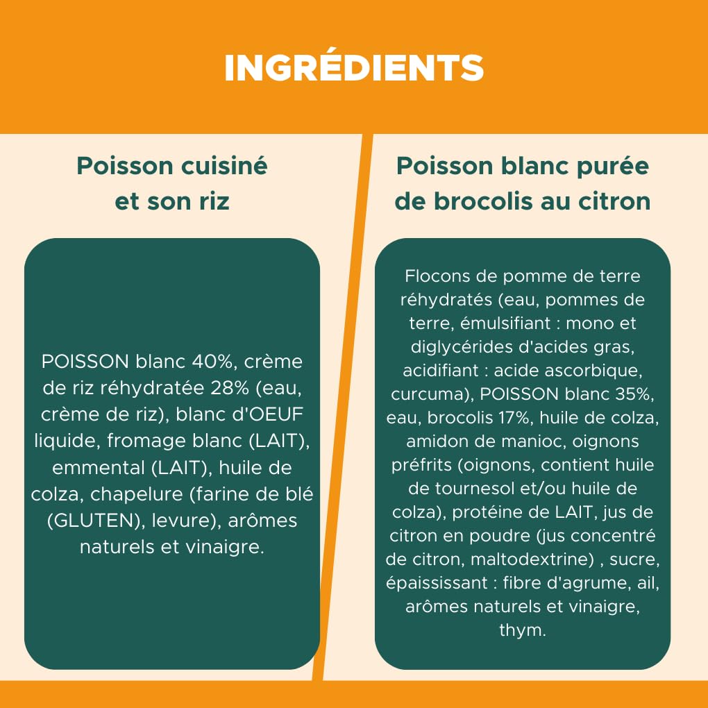 Nutrisens Plats Mixés Frais Poisson 6x300g Texture Lisse