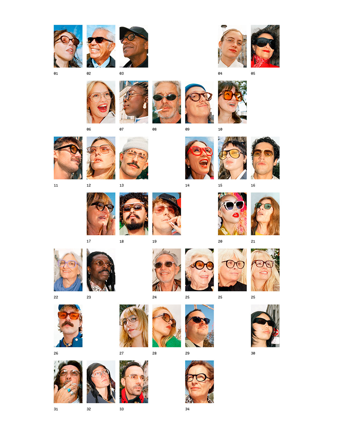 Seconde Vue Livre Lunettes portraits A4 94 pages tissu