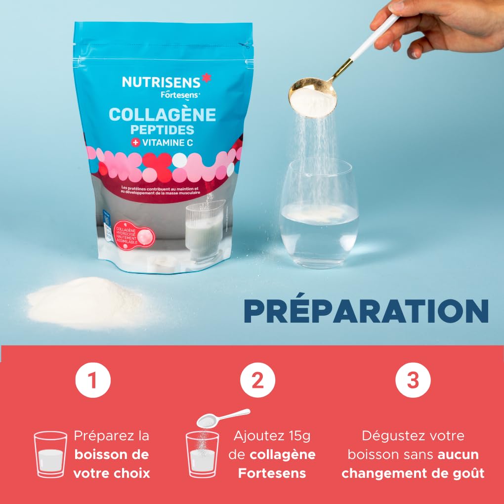 Nutrisens Fortesens Bodybalance peptides collagène poudre vitamine C
