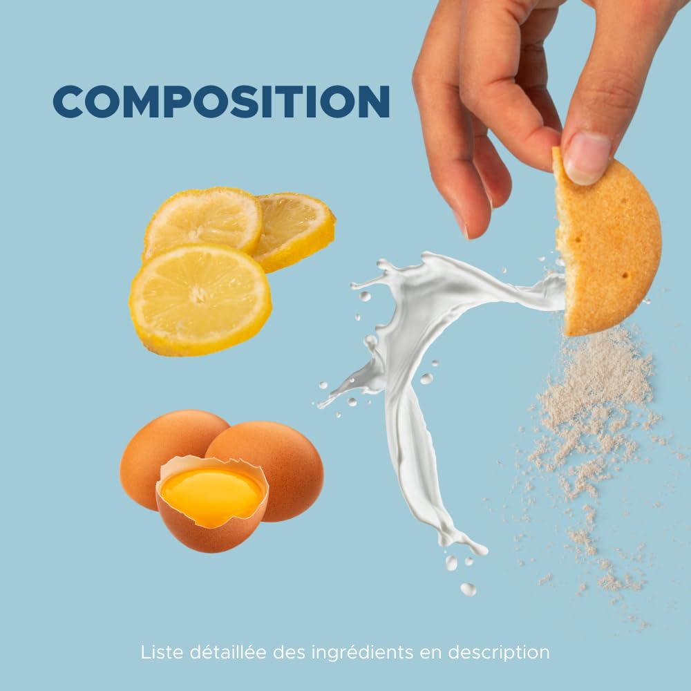 Nutrisens Fortesens biscuits protéinés citron lot de 3