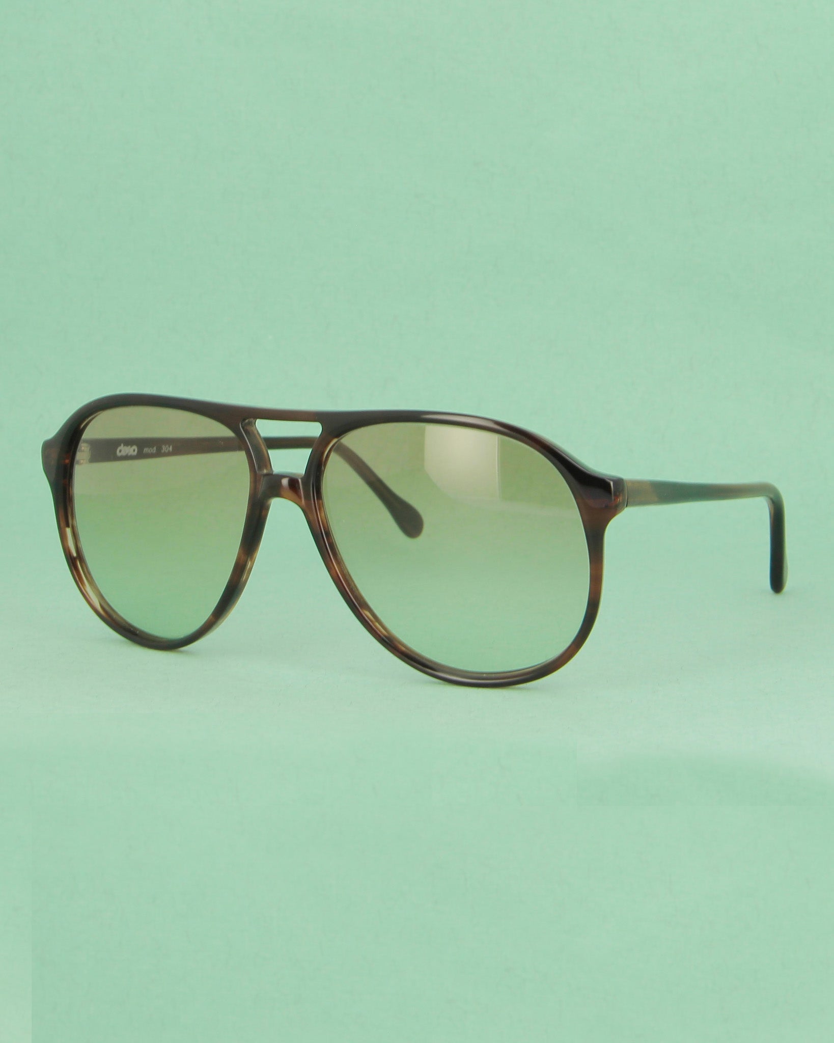 Desa MOD 3 lunettes de soleil aviateur écaille vintage
