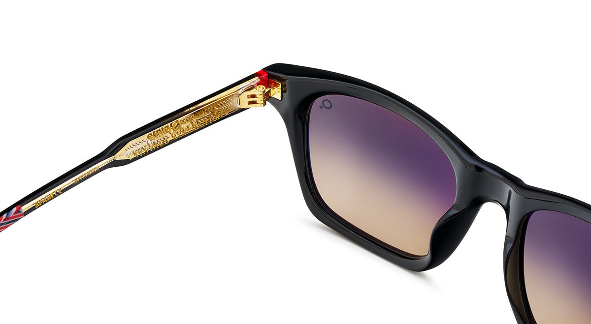 Etnia Barcelona Bogarde Sun lunettes de soleil noir BK photochromique