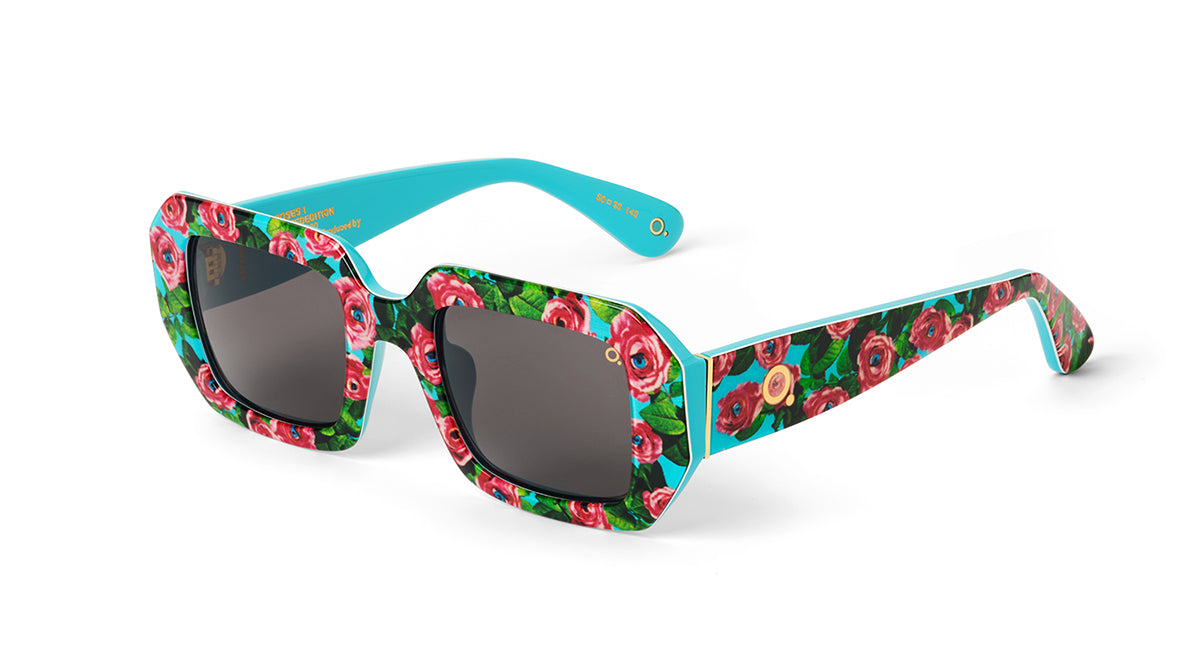 Etnia Barcelona Roses 1 SUN lunettes soleil bleu HD 50