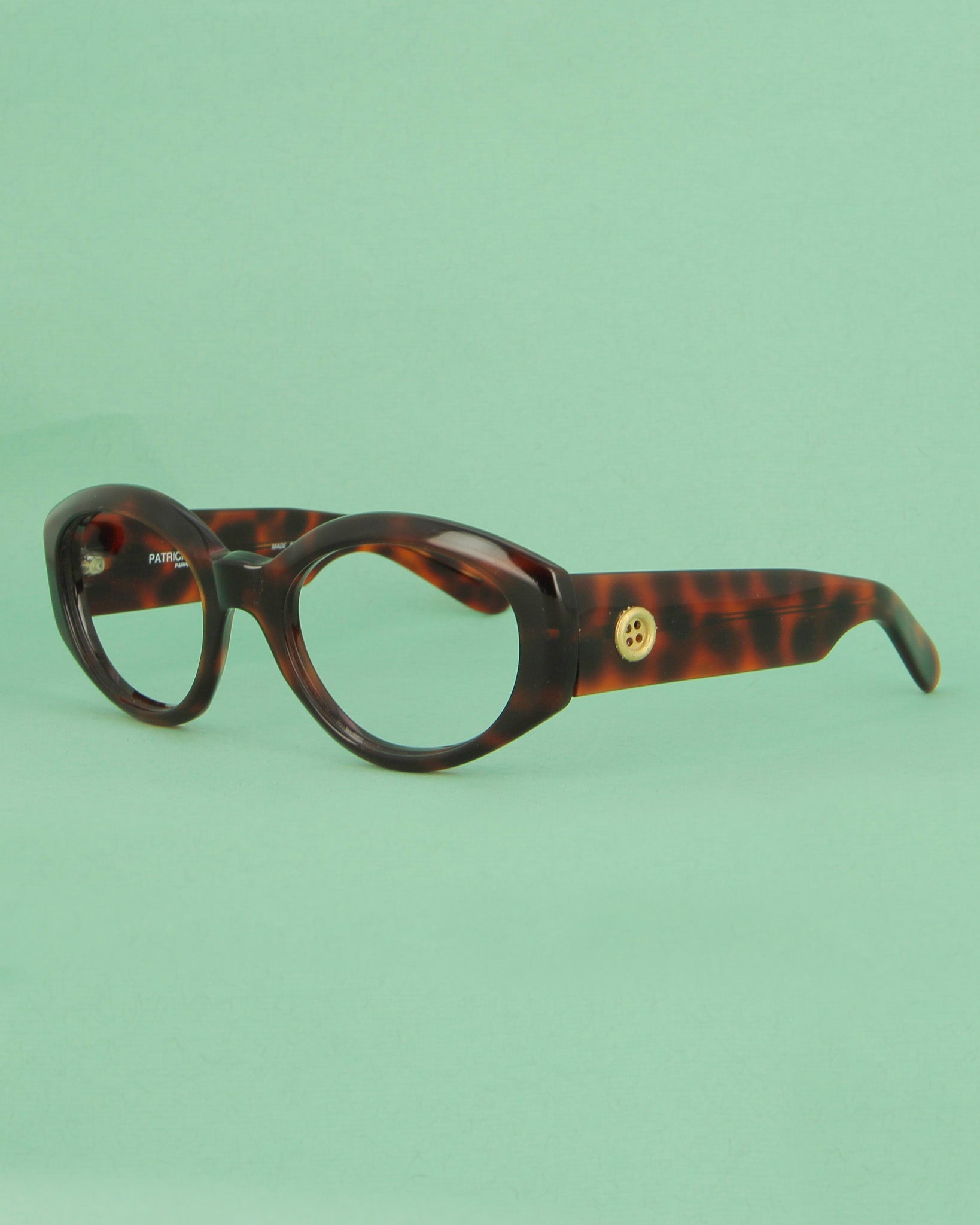 Patrick Kelly Papaye lunettes optique écaille noir