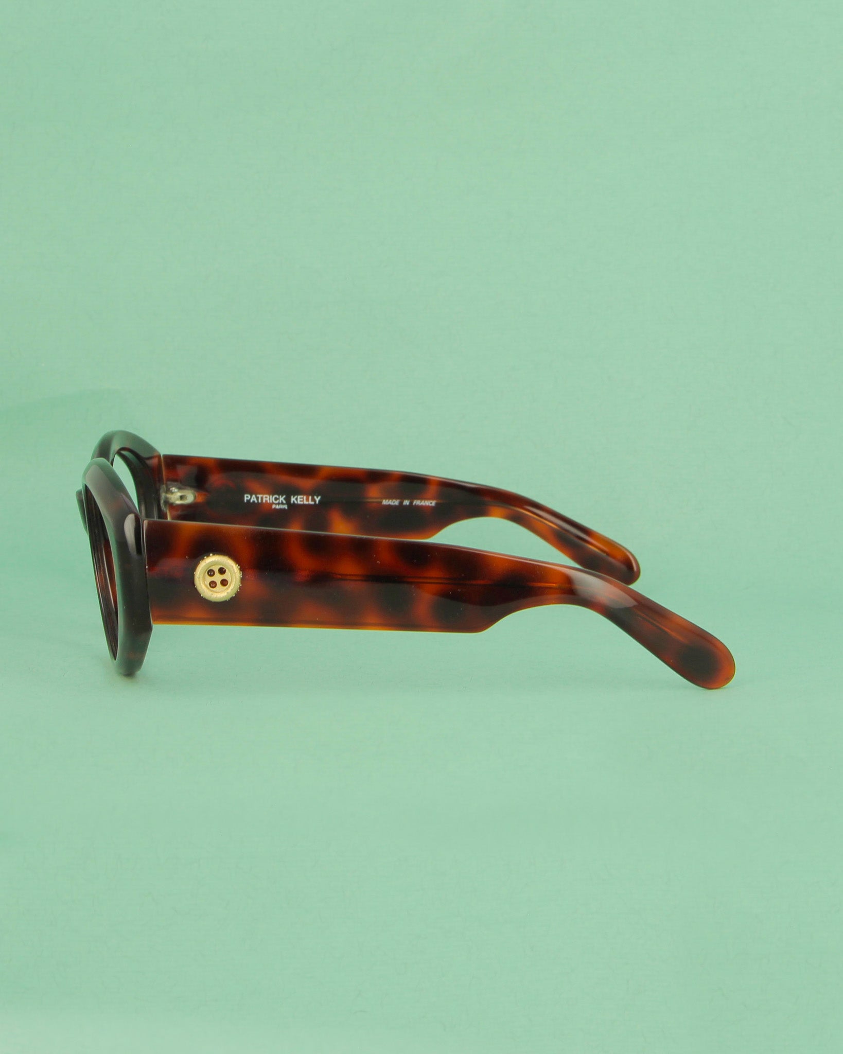 Patrick Kelly Papaye lunettes optique écaille noir