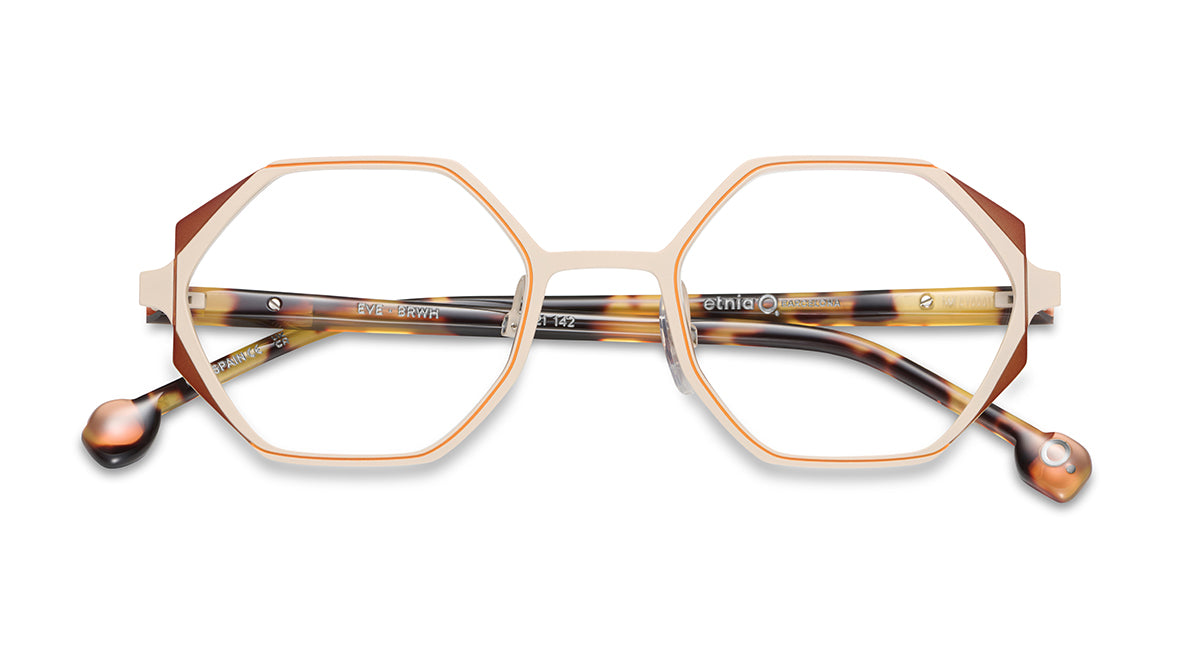 Etnia Barcelona Eve lunettes de vue BR/WH calibre 49