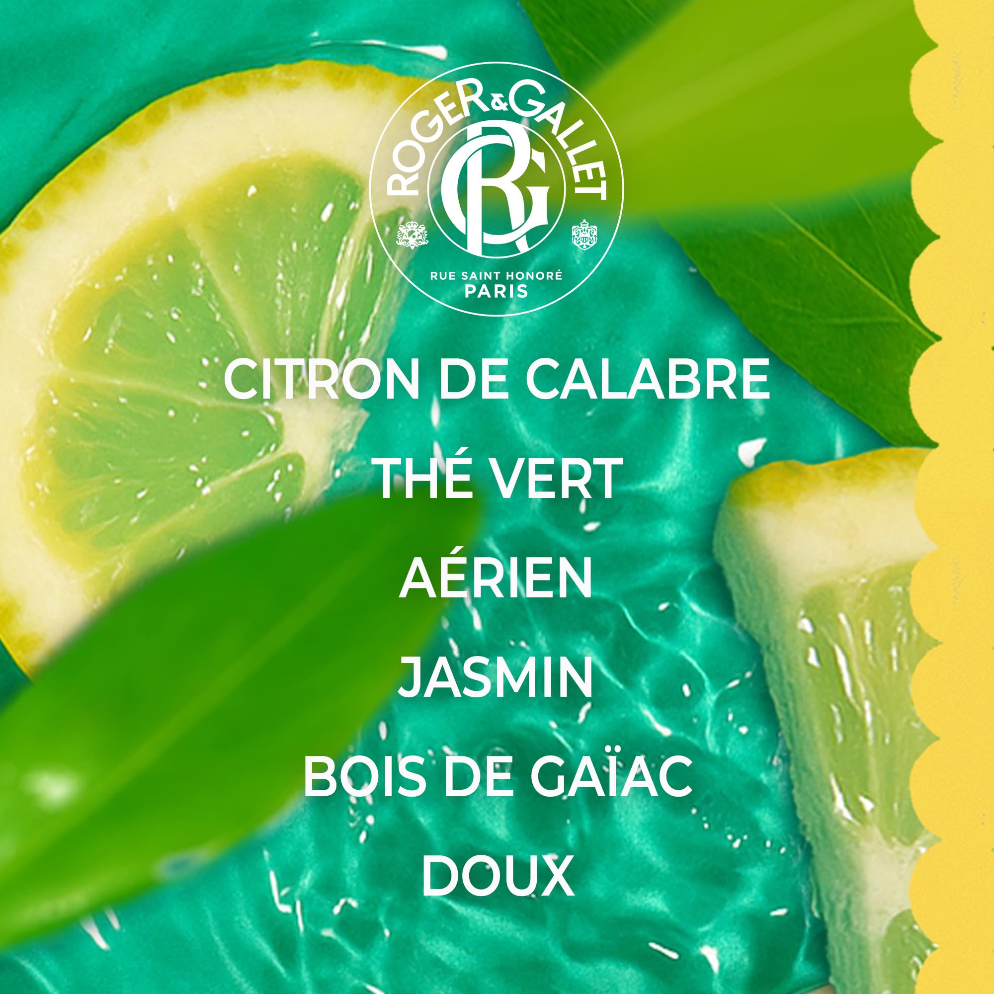 Roger&Gallet Thé Vert eau parfumée 100ml citron