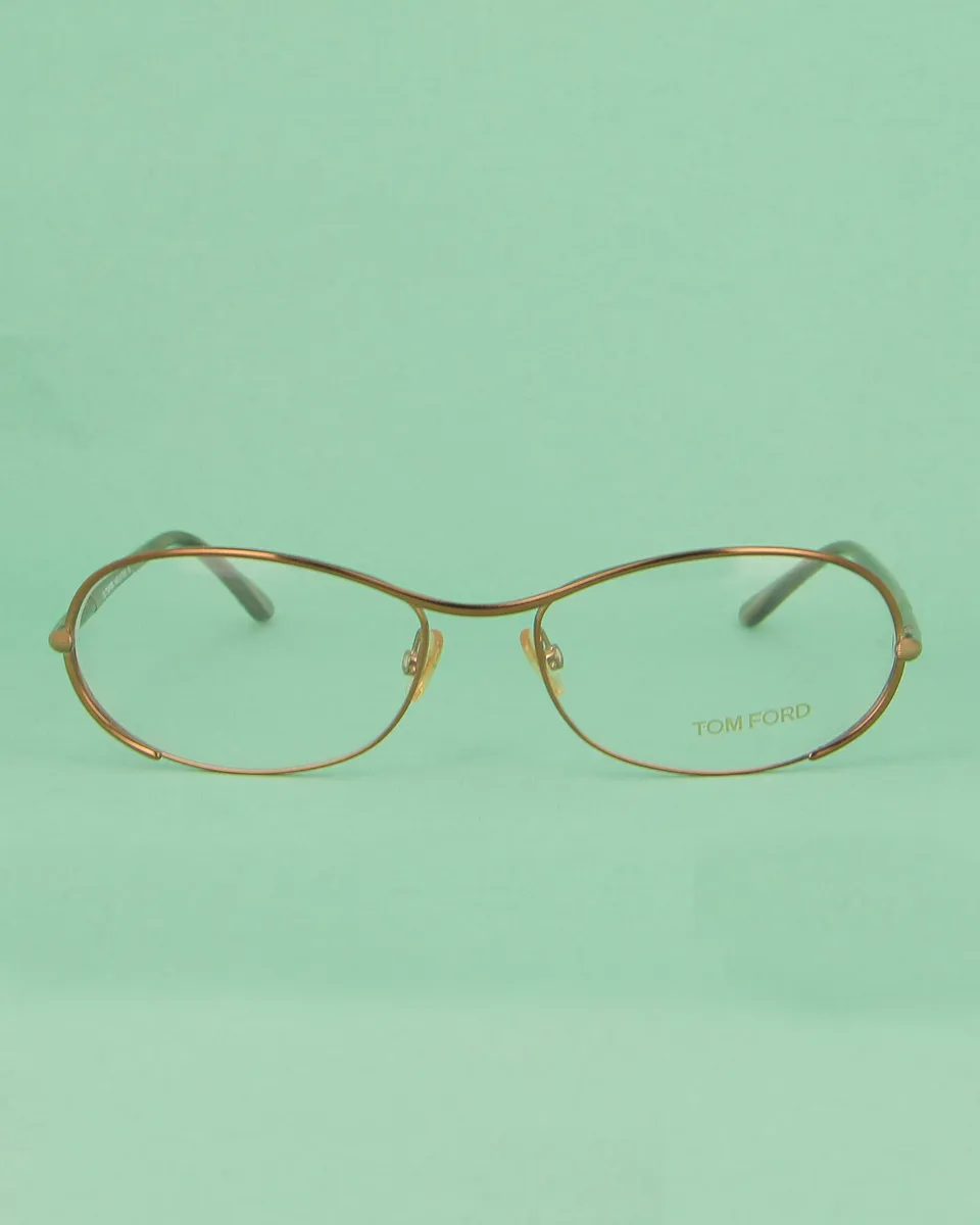 Tom Ford 5078 lunettes de vue métal bronze vintage