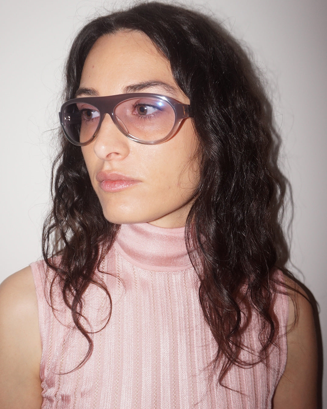 BOZ Basquiat 2 lunettes pilote Transitions améthyste dégradé