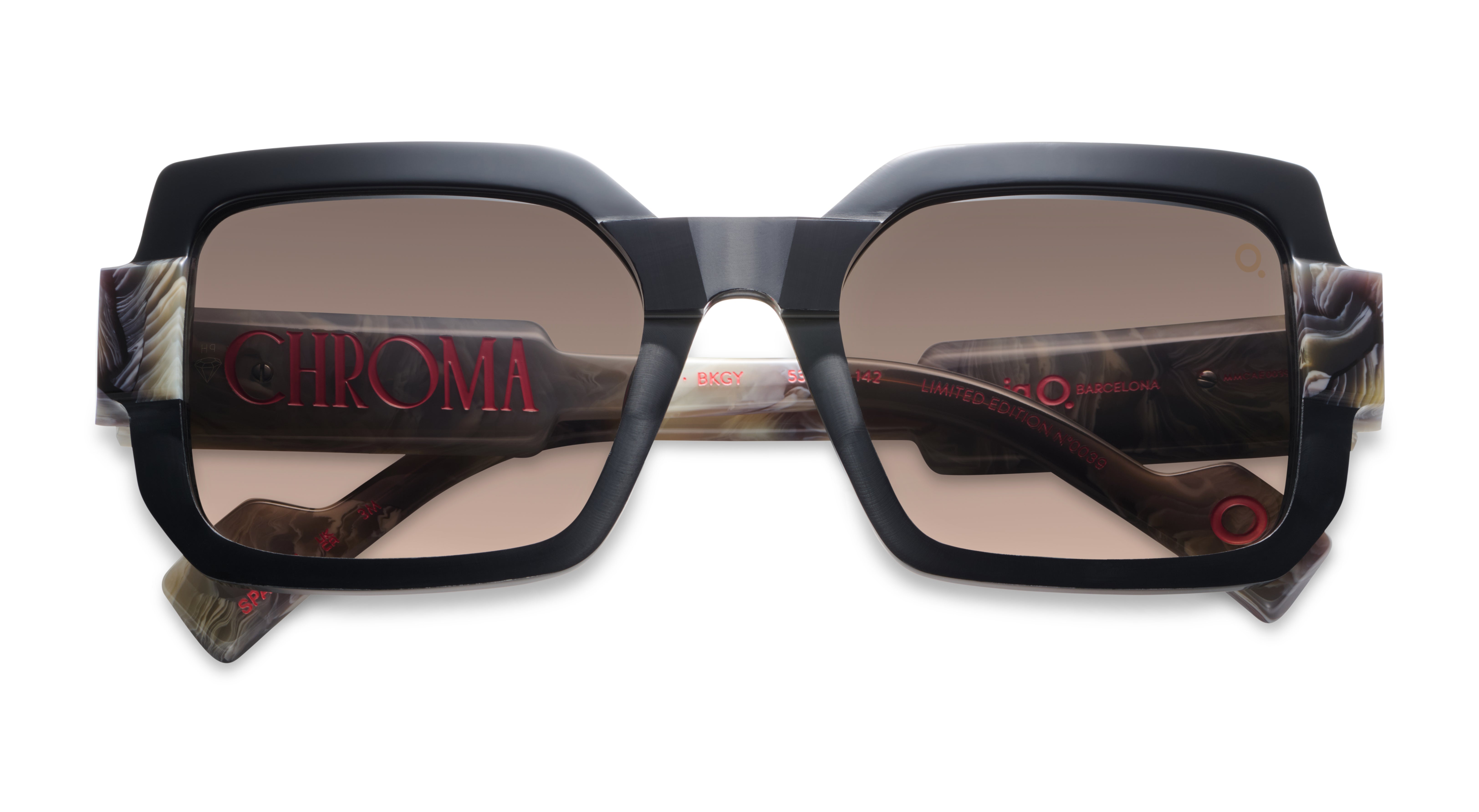 Etnia Barcelona Chroma N16 lunettes de soleil photochromique BK/GY 53-L