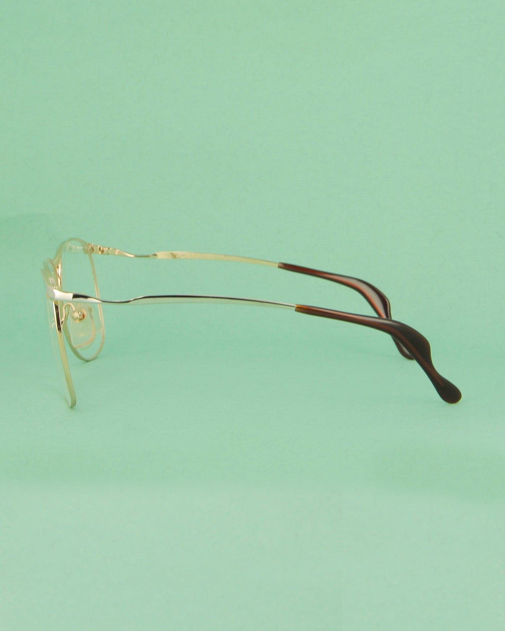 Colani 1702 lunettes de vue doré oversized métal