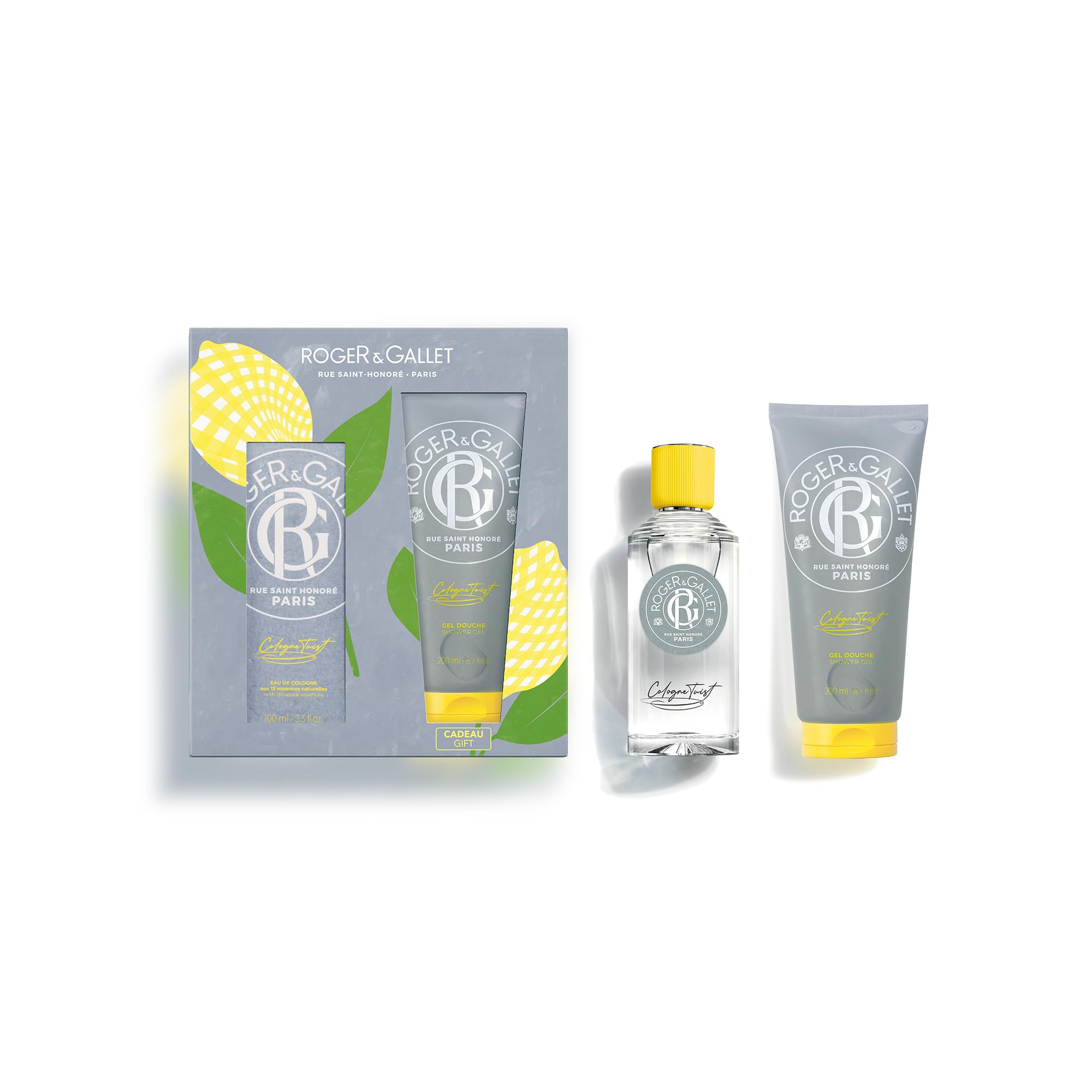 Roger Les Coffrets à offrir Cologne Twist coffret homme boisé