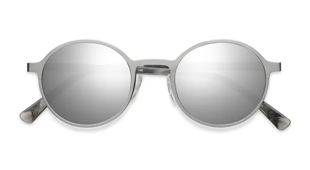 Etnia Barcelona Yokohama 2 Silver lunettes de soleil SL miroir 49