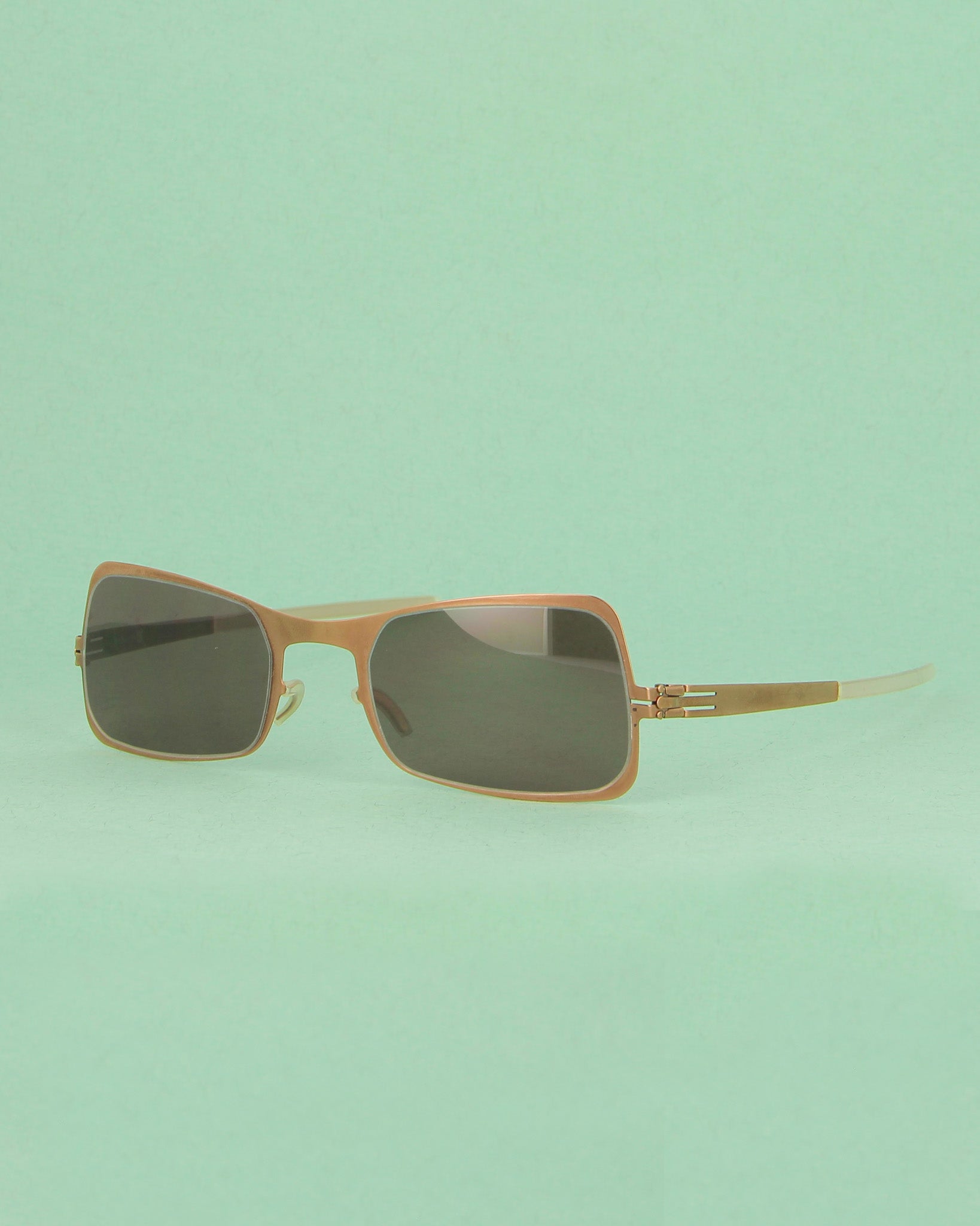ici! berlin 0104 lunettes soleil vintage bronze métal