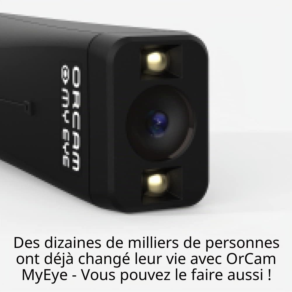 OrCam MyEye Pro lunettes malvoyants lecture vocale