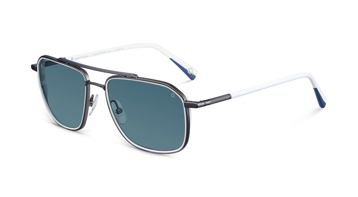 Etnia Barcelona Munger Moss C.A. lunettes de soleil blanc polarisé 57