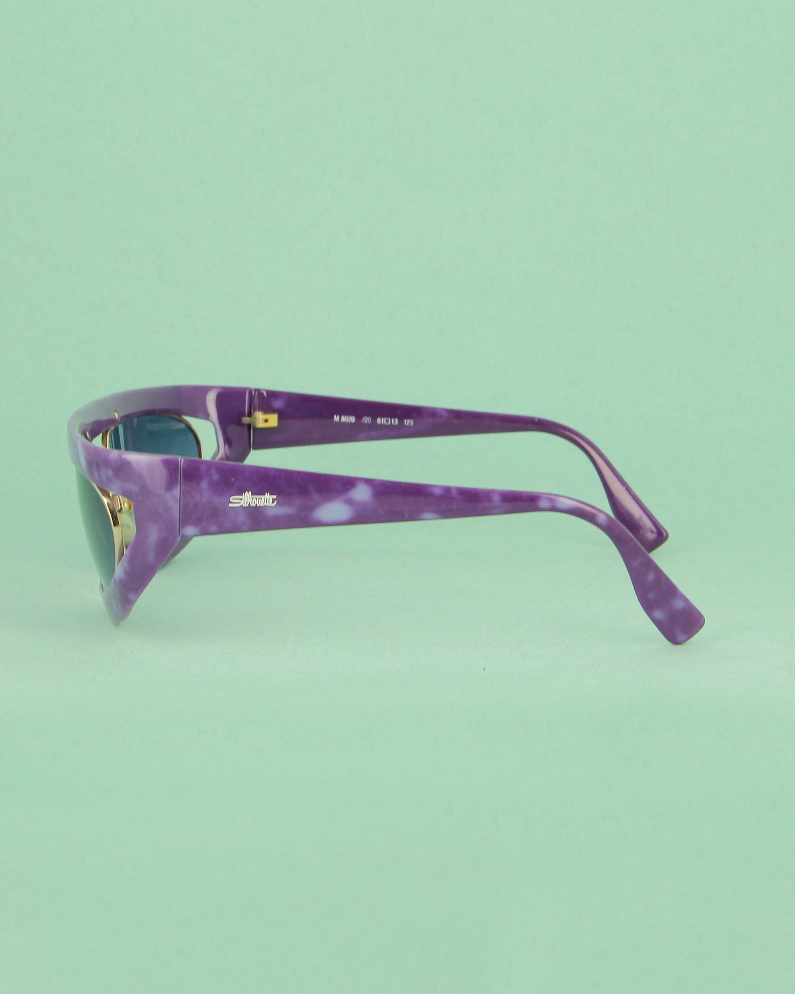 Silhouette M8020 lunettes de soleil violet monture masque