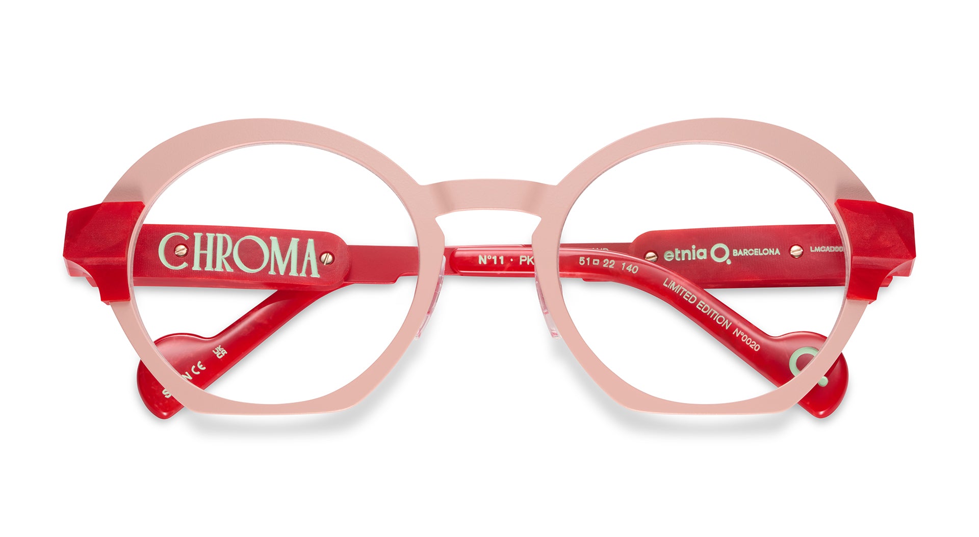 Etnia Barcelona Chroma N11 lunettes DB/PK calibre 51