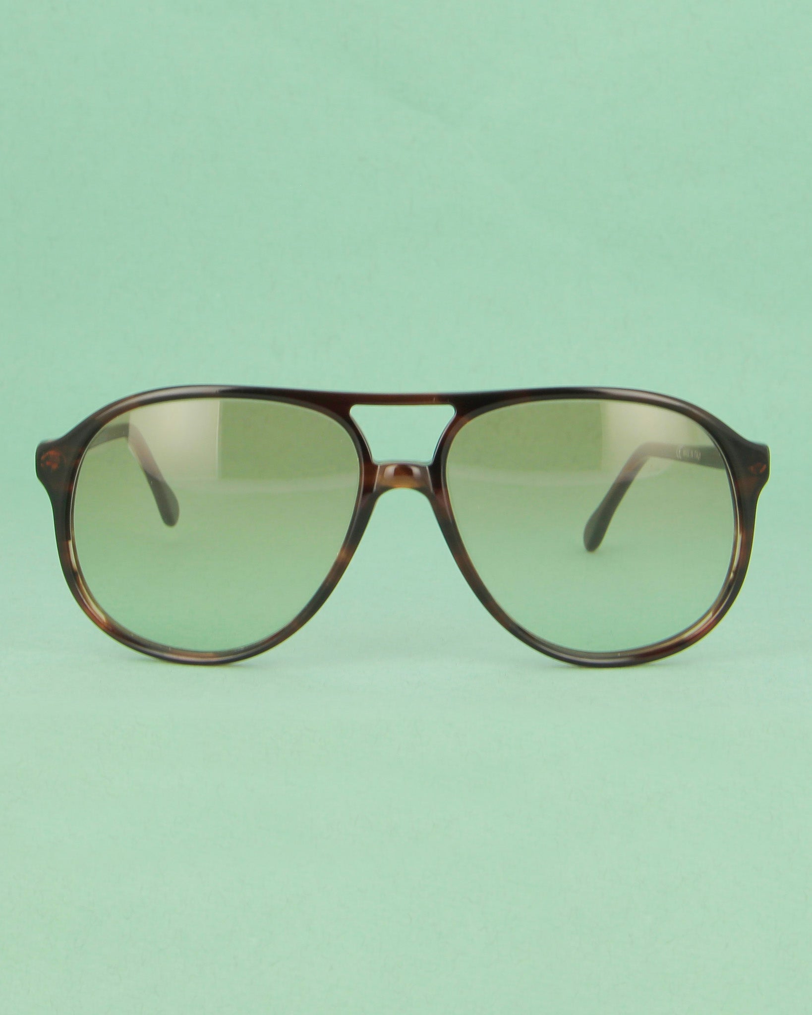 Desa MOD 3 lunettes de soleil aviateur écaille vintage