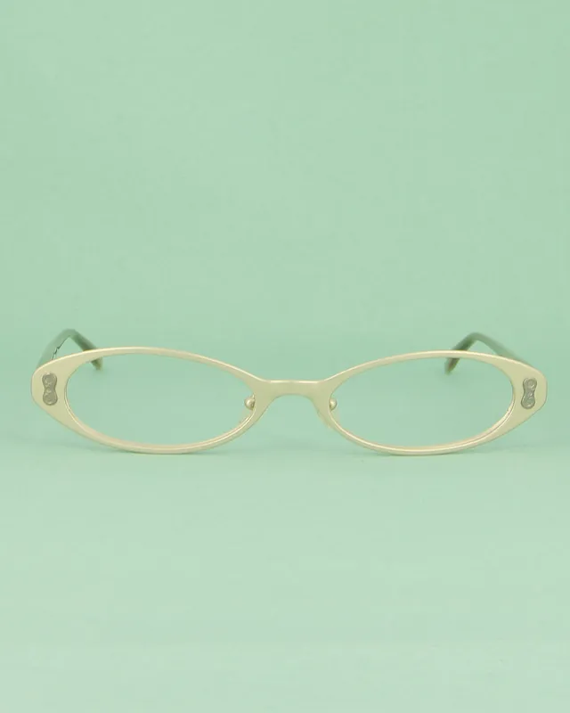 BOZ Anais lunettes de vue titane doré ovale