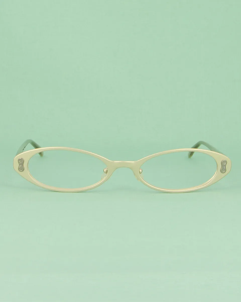 BOZ Anais lunettes de vue titane doré ovale