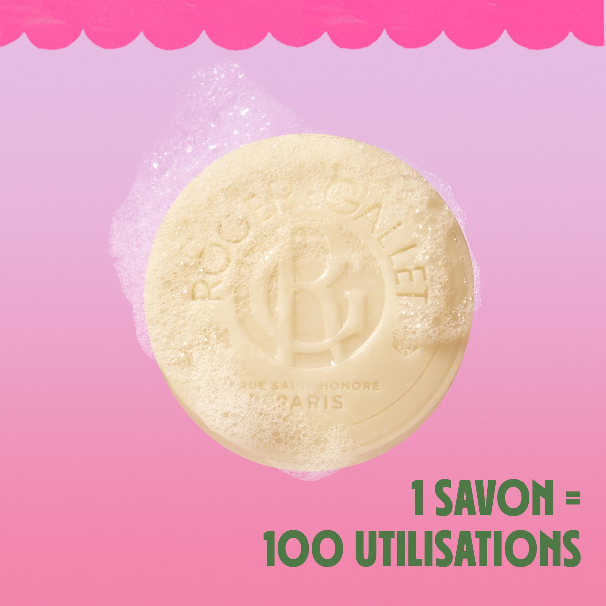 Roger & Gallet Rose Savon bienfaisant 100g mandarine musc