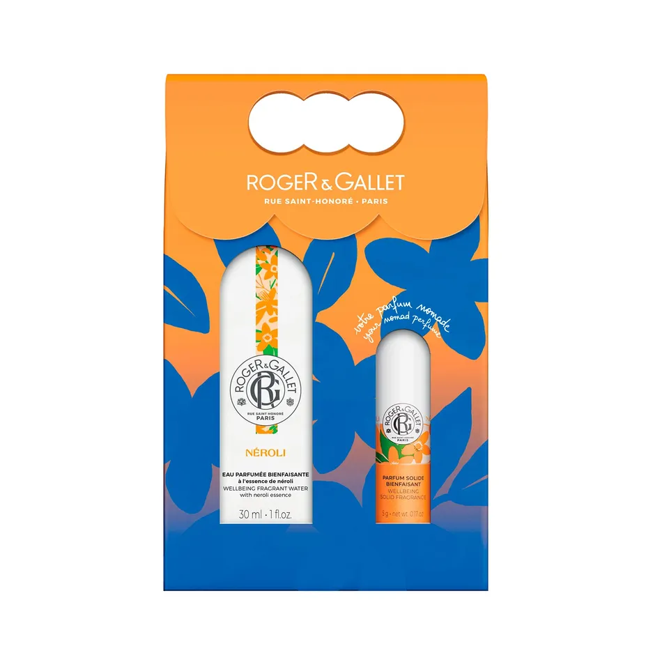 Roger Coffrets Néroli eau parfumée 30 ml + parfum solide