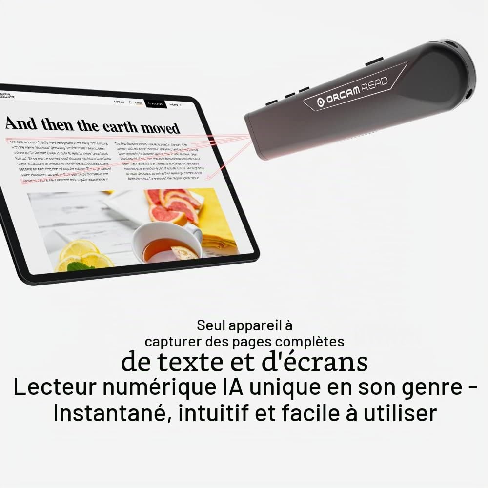 OrCam Read Smart Appareil Lecture IA Dyslexie Malvoyant