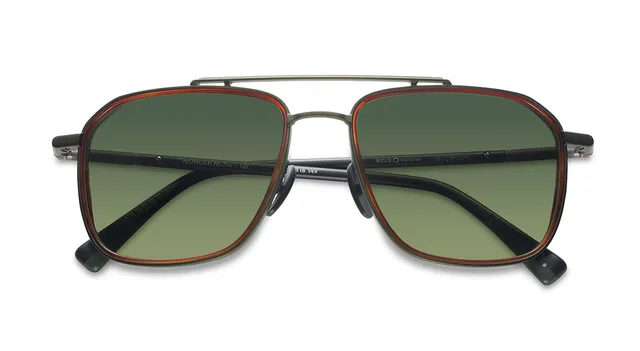Etnia Barcelona Munger Moss Sun lunettes de soleil polarisé dégradé 57