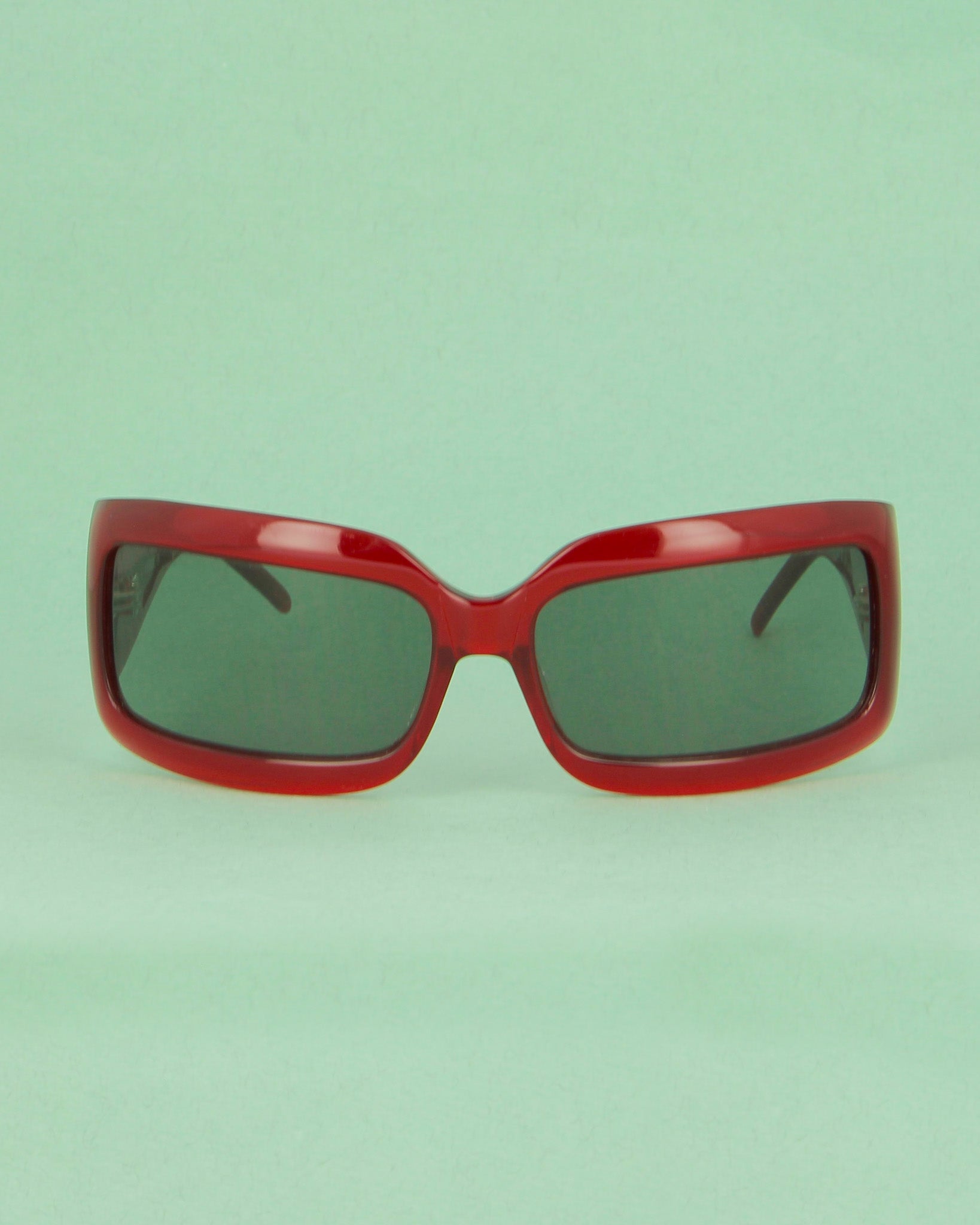 Gianfranco Ferré 7281 lunettes de soleil rouges masque