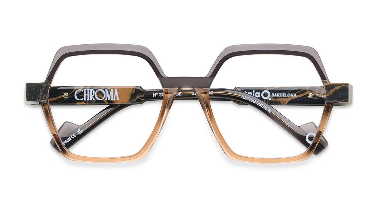 Etnia Barcelona Chroma N38 lunettes de vue HV/PU calibre 53