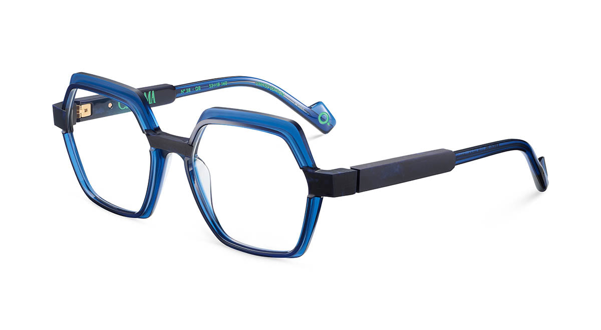 Etnia Barcelona Chroma N38 lunettes de vue HV/PU calibre 53