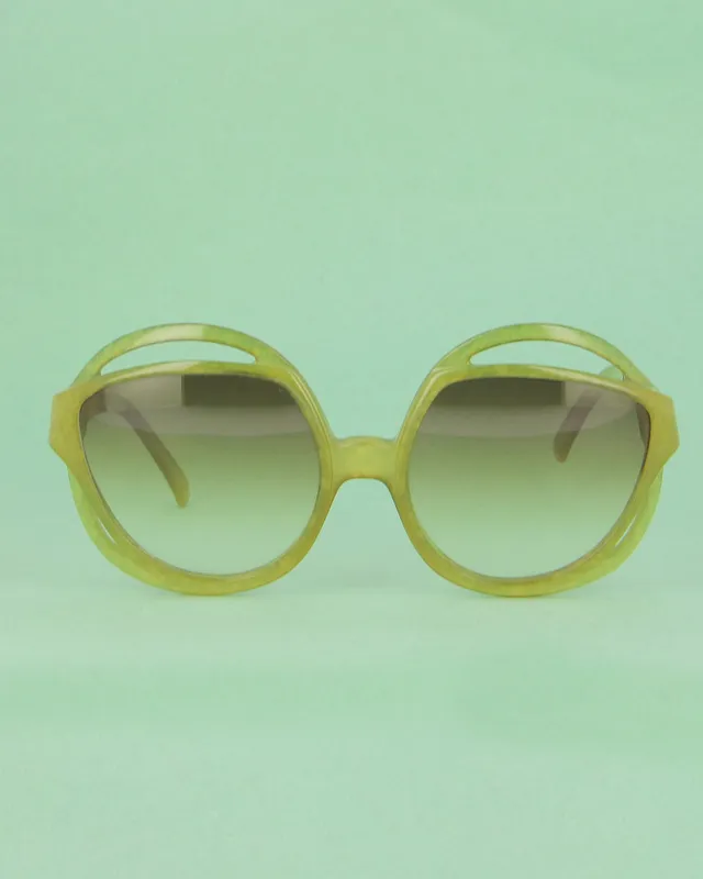 Christian Dior 2027 lunettes de vue oversize vert