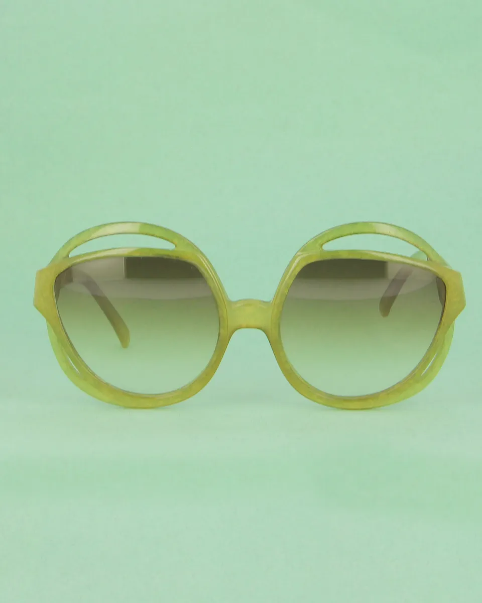 Christian Dior 2027 lunettes de vue oversize vert