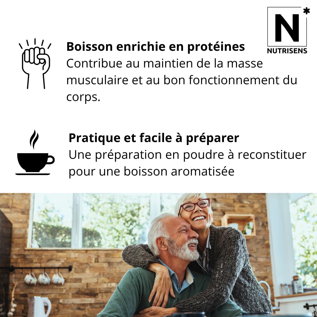 Nutrisens Fortesens boisson protéinée café 7x30g