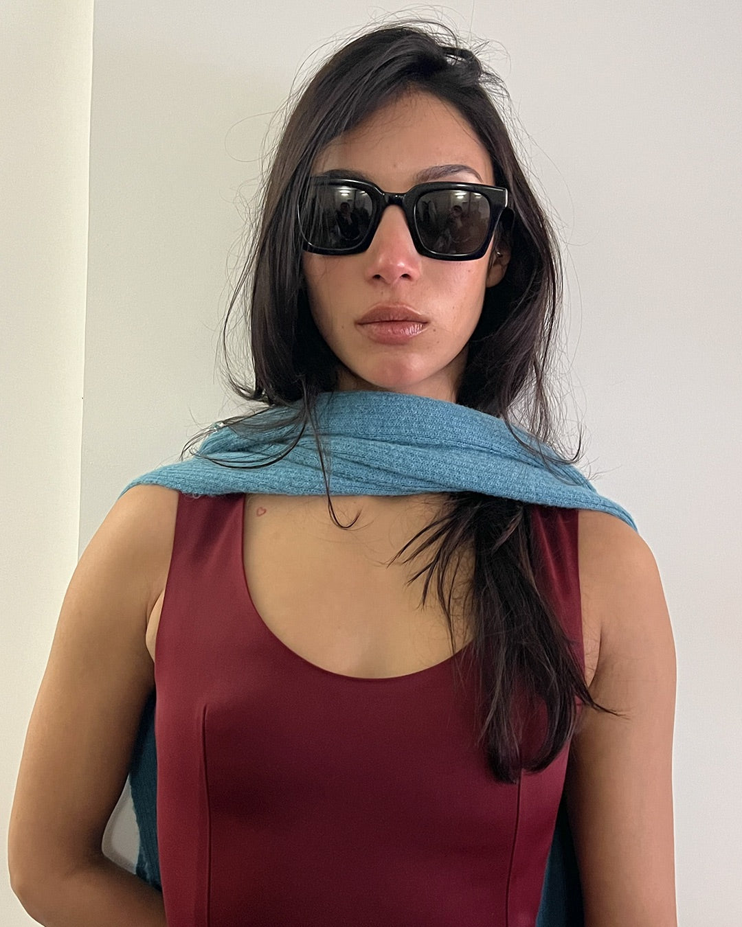 JF Rey 501 lunettes de soleil noir wayfarer vintage